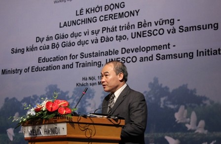 Kicking off education initiatives for sustainable development - ảnh 1